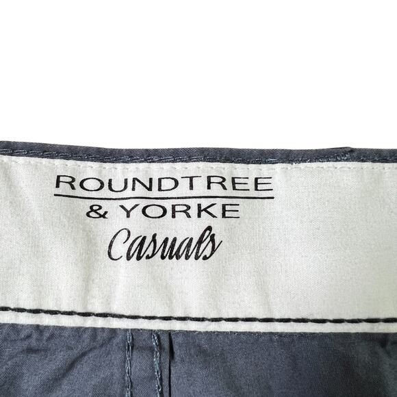 Roundtree & Yorke Casuals Mens Classic Fit Cargo Shorts Gray Size 50 New NWT - Picture 4 of 11